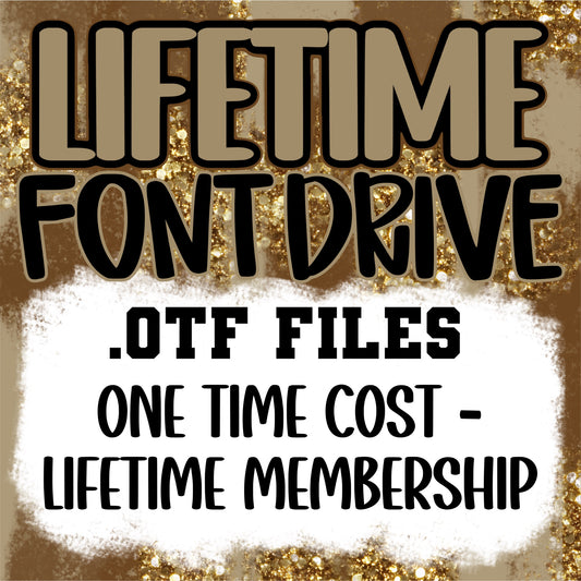 Lifetime Font Drive