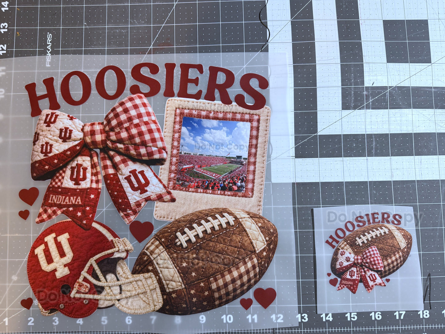 Indiana Faux Quilted DTF Transfer (with pocket print)