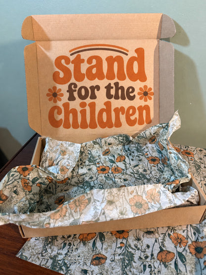 Stand for the Children T Shirt Box