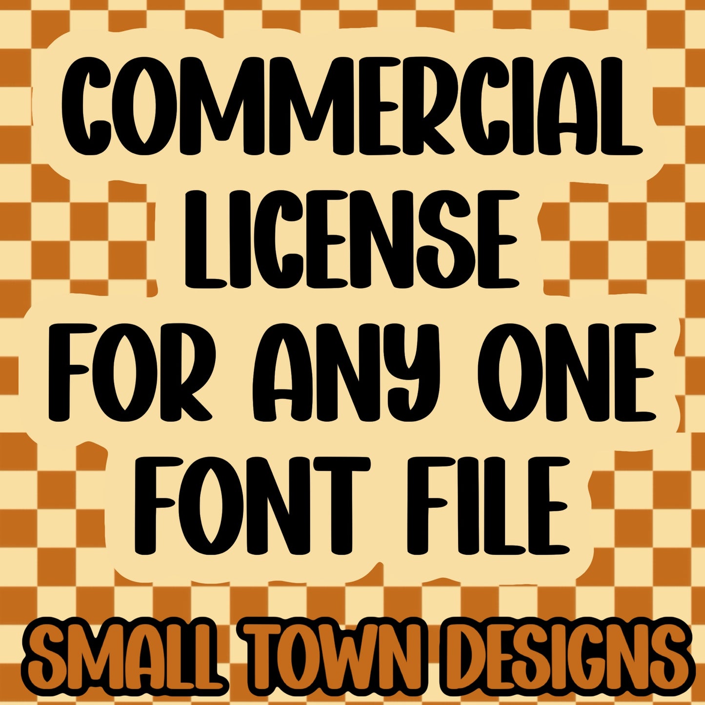 Commercial License - good for one font