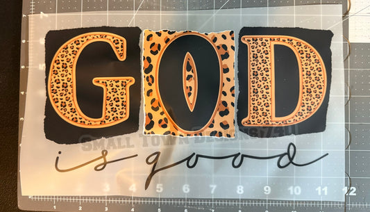 God is Good Cheetah - DTF Transfer