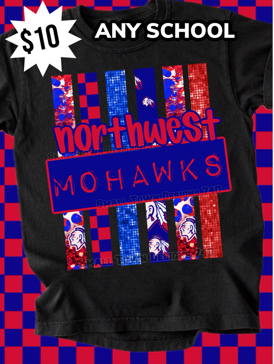 Stripes • Your Local School • PNG digital design