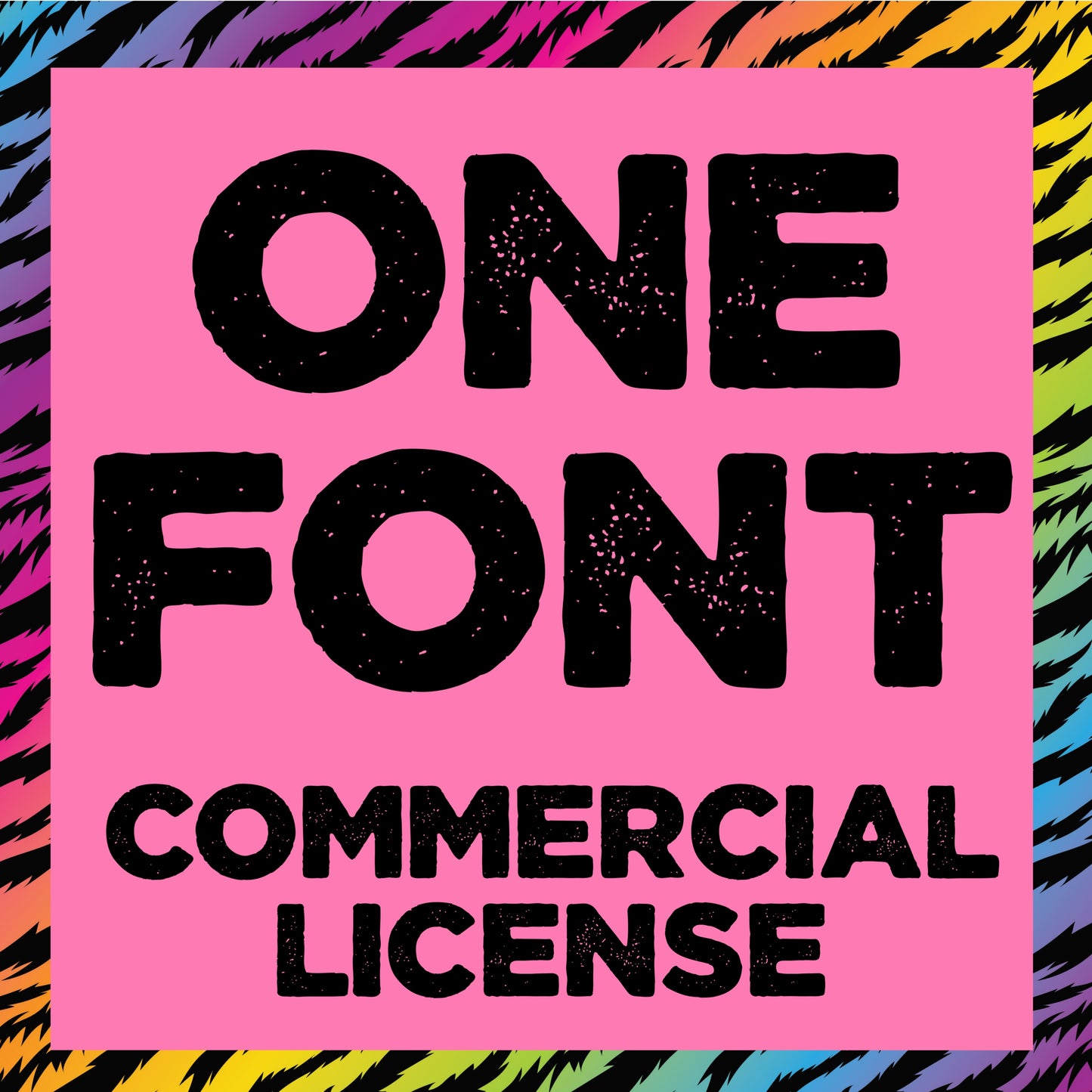 Commercial License - good for one font